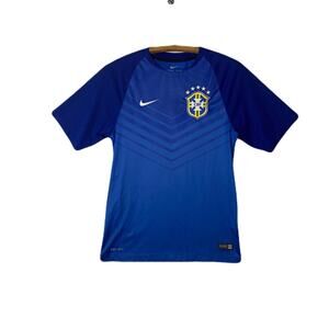 NIKE National Brazil Football Shirt Pre-Match 2014/15 Mens Size S